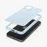 ACS06544 - iPhone 15 Pro Max Case Thin Fit in black showing the back